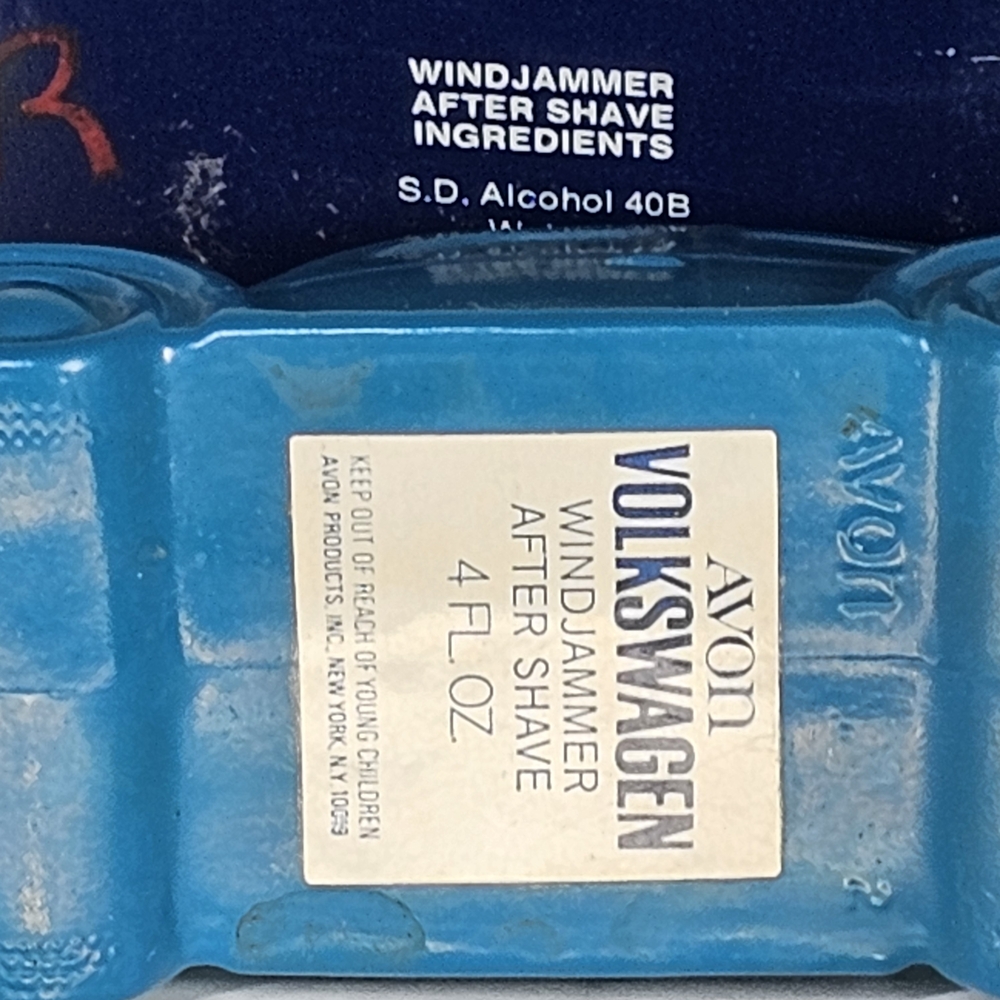 Avon Blue Volkswagen Shaped Bottle. - Picture 8 of 9
